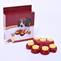HKM-2906685 Pet Treasure Hunting Slow Feeding Box - Interactive Toy for Dogs to Enhance Smell and Problem-Solving Skills