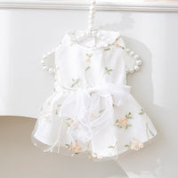 HKM-2908221 Princess Style Thin Breathable Skirt for Small Dogs - Satin Surface in Various Colors