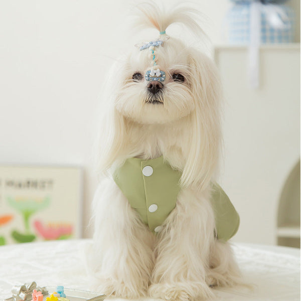 HKM-2908221 Princess Style Thin Breathable Skirt for Small Dogs - Satin Surface in Various Colors