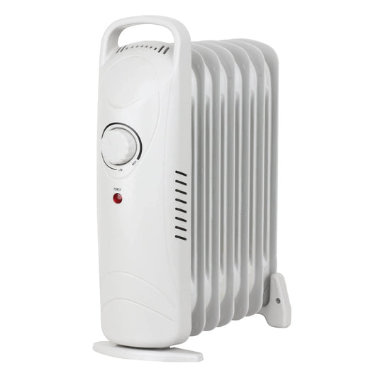 HKM-291027 Portable Electric Oil Filled Radiator Heater with Adjustable Thermostat and Safety Features