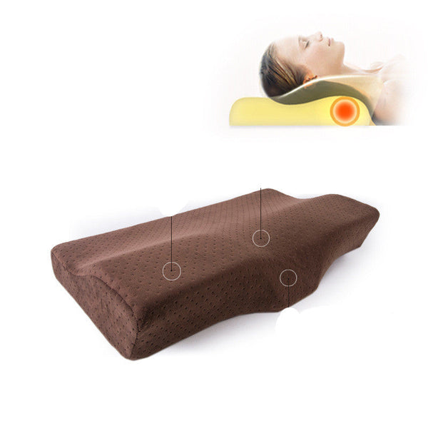 HKM-291091 Memory Foam Cervical Spine Support Pillow for Elderly - Anti-Snoring and Anti-Falling Design