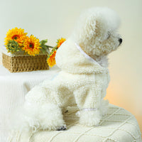 HKM-2911421 Christmas Fluffy Jacket for Pets - Snowman Pattern, Various Sizes Available