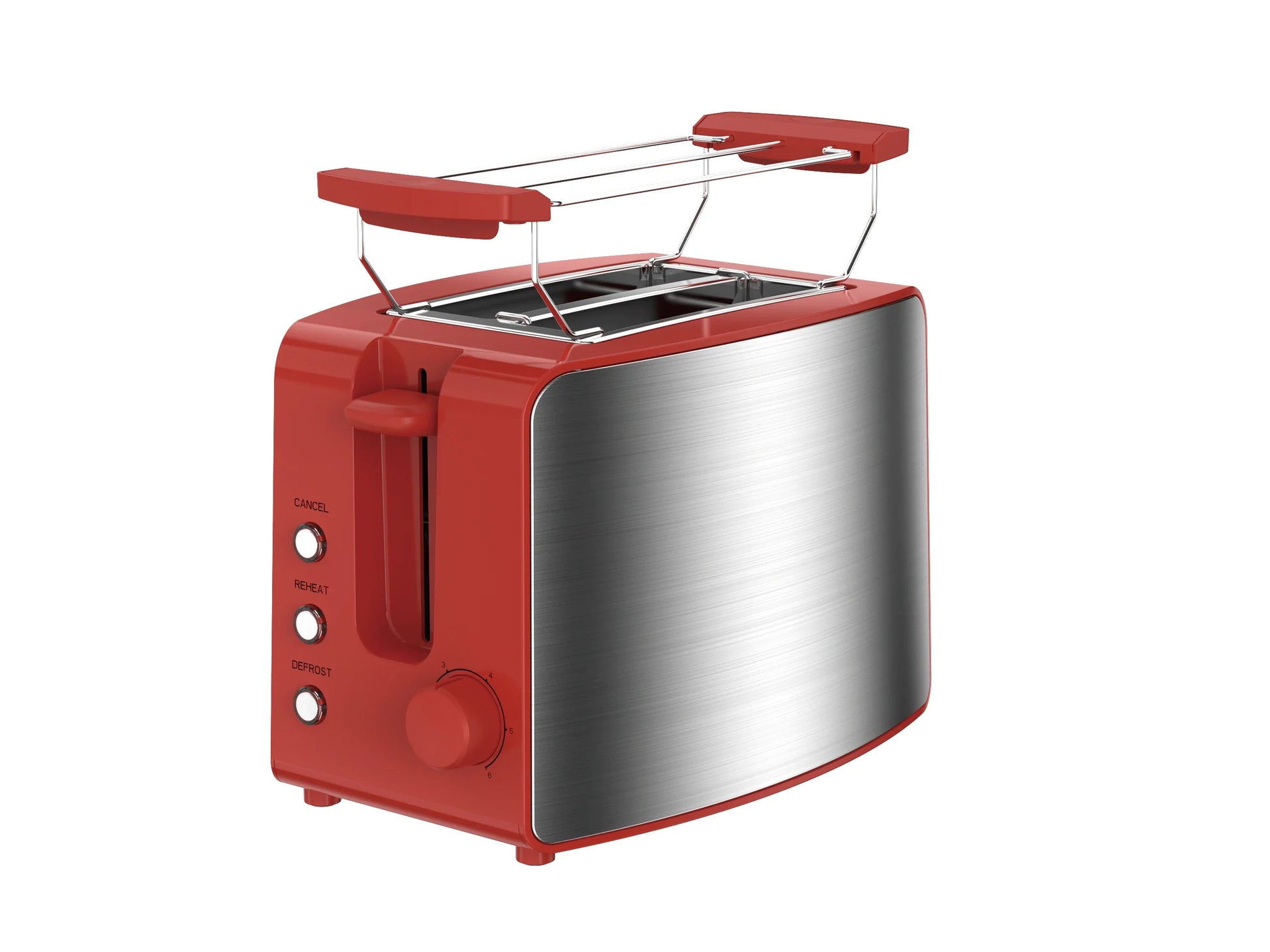 HKM-291155 Long Electric Toaster with Built-In Bun Warmer for Efficient Toasting