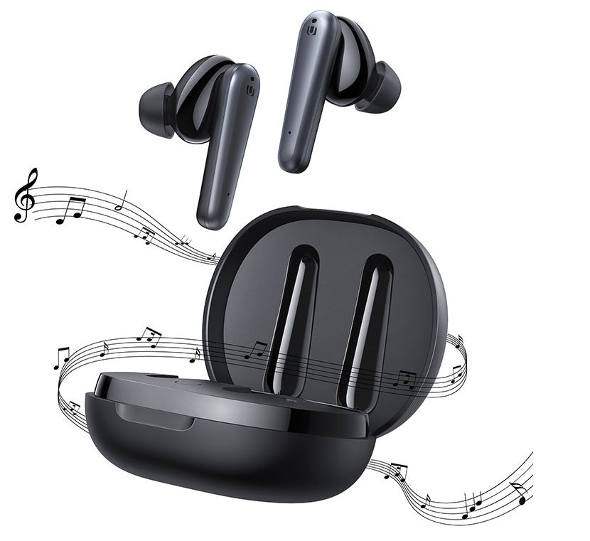 HKM-291155 True Wireless Sports Headphones with Noise Reduction and 24h Battery Life, IPX5 Waterproof, Bluetooth 5.0