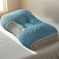 HKM-291219 3D Knitted Cotton Massage Pillow - Available in Single or Double Pack
