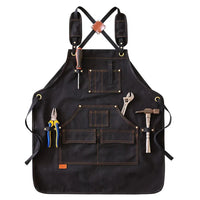 HKM-291283 Canvas Apron for Gardening, Baking, and Restaurant Use - Custom Logo Available