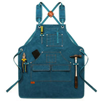 HKM-291283 Canvas Apron for Gardening, Baking, and Restaurant Use - Custom Logo Available