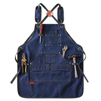 HKM-291283 Canvas Apron for Gardening, Baking, and Restaurant Use - Custom Logo Available