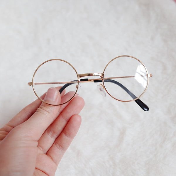 HKM-2913213 Round Decorative Sunglasses for Pets ¨C Metal Frame in Various Colors
