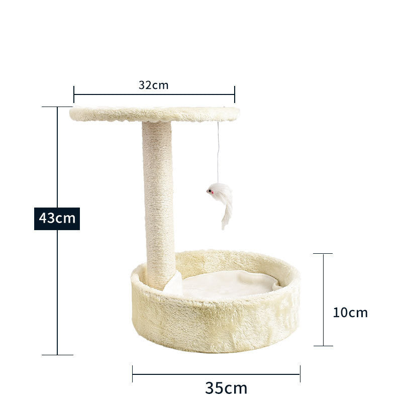 HKM-2914877 Cat Climbing Frame with Scratching Columns in Multiple Colors and Designs