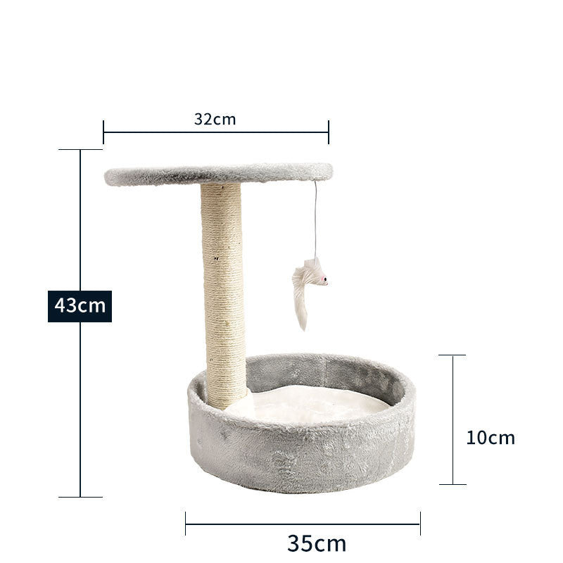 HKM-2914877 Cat Climbing Frame with Scratching Columns in Multiple Colors and Designs
