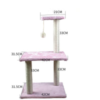 HKM-2914877 Cat Climbing Frame with Scratching Columns in Multiple Colors and Designs