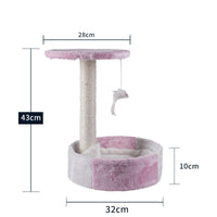 HKM-2914877 Cat Climbing Frame with Scratching Columns in Multiple Colors and Designs