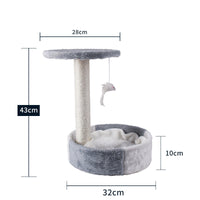HKM-2914877 Cat Climbing Frame with Scratching Columns in Multiple Colors and Designs