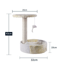 HKM-2914877 Cat Climbing Frame with Scratching Columns in Multiple Colors and Designs