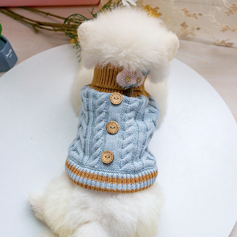 HKM-2915773 Cozy Wool Dog Sweater for Small to Extra-Large Breeds