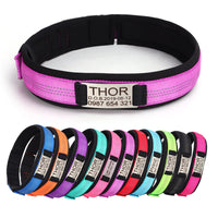 HKM-291603 Nylon Anti-Loss Engraved Collar with Needle Buckle - Multiple Sizes Available
