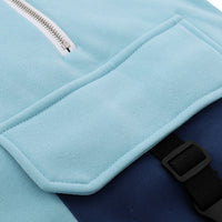 HKM-2916669 Cozy Blue Four-Legged Sweater for Large Dogs - Sizes 3XL to 7XL