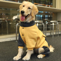 HKM-2916669 Cozy Blue Four-Legged Sweater for Large Dogs - Sizes 3XL to 7XL