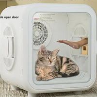 HKM-291667 Automatic Pet Hair Dryer Box with Speech Control and Temperature Control for Small Dogs and Cats