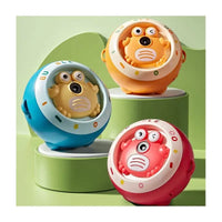 HKM-291667 Cute Crab Automatic Bubble Machine for Kids with Light and Music, Perfect for Summer Outdoor Fun