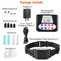 HKM-2917053 990FT Range Dog Training Collar with Waterproof Receiver, 3 Training Modes and Rechargeable Battery