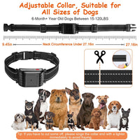 HKM-2917053 990FT Range Dog Training Collar with Waterproof Receiver, 3 Training Modes and Rechargeable Battery