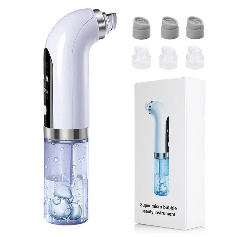 HKM-291731 Facial Lift Electric Micro Bubble Water Cycle Acne and Pore Vacuum Cleaner