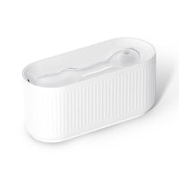 HKM-2917437 Wireless Circulating Water Dispenser for Cats - Modern ABS Design in White, 300x120x136mm