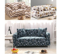 HKM-291795 Sofa Cover with Elastic Fabric for 1-4 Seater - Machine Washable with Non-Slip Design