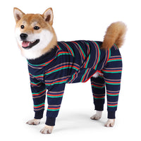 HKM-2918205 Cozy High Elastic Cotton Dog Pajamas for All Breeds - Sizes XS to XXXL