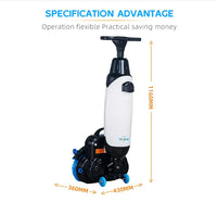 HKM-291987 Automatic Walk-Behind Floor Scrubber Machine for Home, Gym, and Factory Cleaning