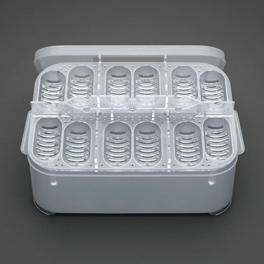 HKM-2921021 Reptile Incubator Box for Gecko and Lizard Eggs – 12 Egg Capacity, Polypropylene Design