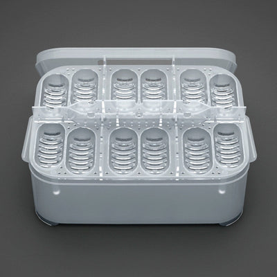 HKM-2921021 Reptile Incubator Box for Gecko and Lizard Eggs – 12 Egg Capacity, Polypropylene Design