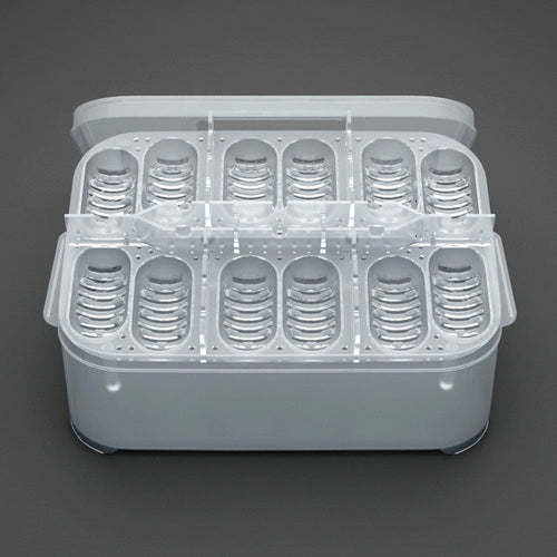HKM-2921021 Reptile Incubator Box for Gecko and Lizard Eggs – 12 Egg Capacity, Polypropylene Design