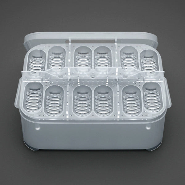 HKM-2921021 Reptile Incubator Box for Gecko and Lizard Eggs – 12 Egg Capacity, Polypropylene Design