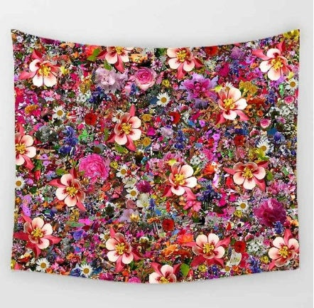 HKM-292115 Anchor Pattern Wall Hanging Tapestry - 100% Polyester, Various Sizes Available