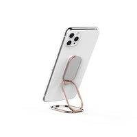 HKM-292115 Folding Magnetic Ring Phone Holder for Desktop – Metal and Aluminum Alloy in Rose Gold, Silver, and Black