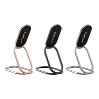 HKM-292115 Folding Magnetic Ring Phone Holder for Desktop – Metal and Aluminum Alloy in Rose Gold, Silver, and Black