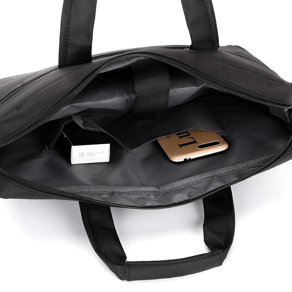 HKM-292115 Waterproof 14 Inch Luxury Laptop Tote Bag for Men and Women, Versatile Computer Shoulder Cover