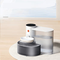 HKM-2923197 Automatic Rechargeable Gravity Water Dispenser for Cats and Small Dogs, 3L Capacity, Durable ABS Material