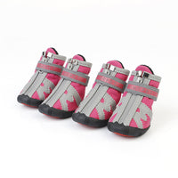 HKM-2923965 Waterproof and Wear-Resistant Dog Shoes for Outdoor Adventures - Available in Red, Black, Green, and Orange
