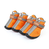 HKM-2923965 Waterproof and Wear-Resistant Dog Shoes for Outdoor Adventures - Available in Red, Black, Green, and Orange