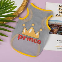 HKM-2925501 Cartoon Style Mesh Dog Vest in Polyester - Available in Multiple Sizes