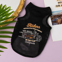 HKM-2925501 Cartoon Style Mesh Dog Vest in Polyester - Available in Multiple Sizes