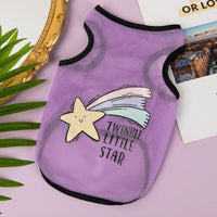 HKM-2925501 Cartoon Style Mesh Dog Vest in Polyester - Available in Multiple Sizes