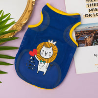 HKM-2925501 Cartoon Style Mesh Dog Vest in Polyester - Available in Multiple Sizes