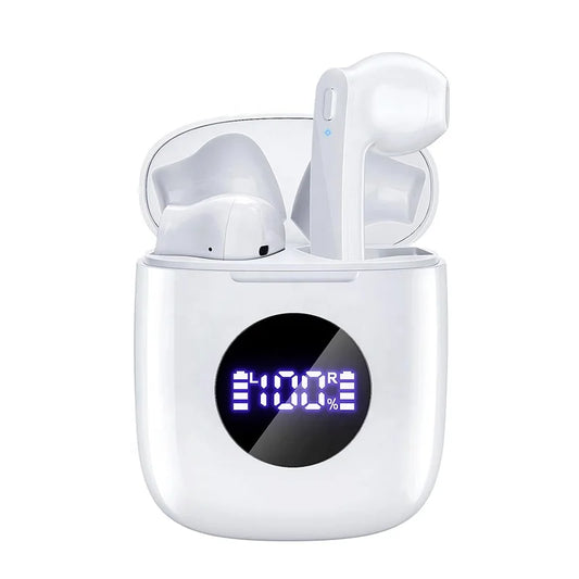 HKM-292563 Wireless Waterproof Earbuds with 9D HiFi Stereo Sound and LED Display - N7 V5.4 Bluetooth 5.4 In-Ear Headphones