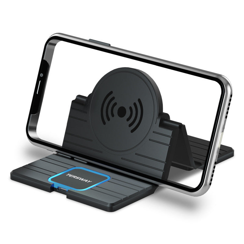 HKM-292627 Folding 10W Fast Wireless Charger with 7.5W Output and Type-C Interface