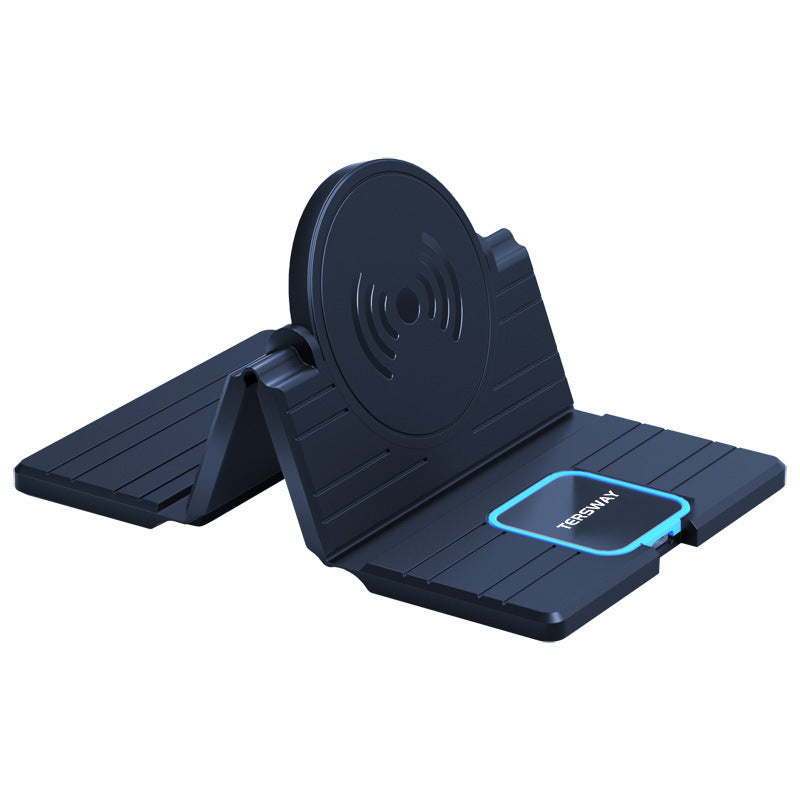 HKM-292627 Folding 10W Fast Wireless Charger with 7.5W Output and Type-C Interface